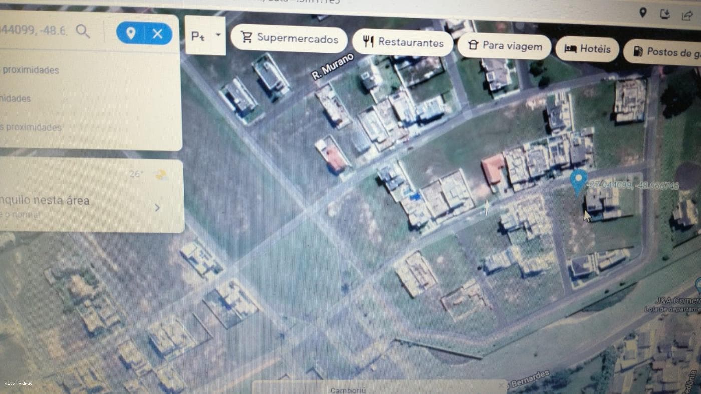 Terreno para Venda em Camboriú / SC no bairro Santa Regina